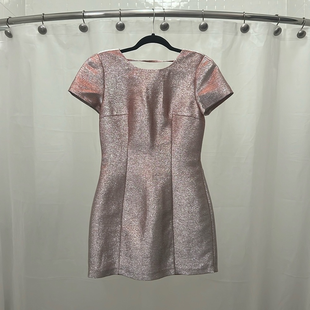 Sparkly Short Formal Mini Dress